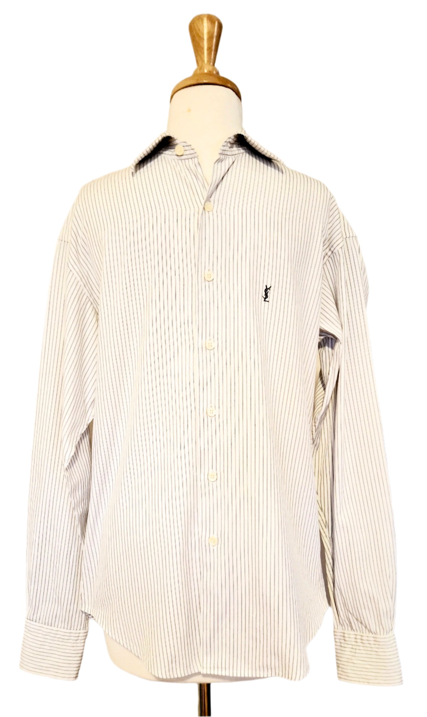 Vintage YSL Pinstripe Shirt